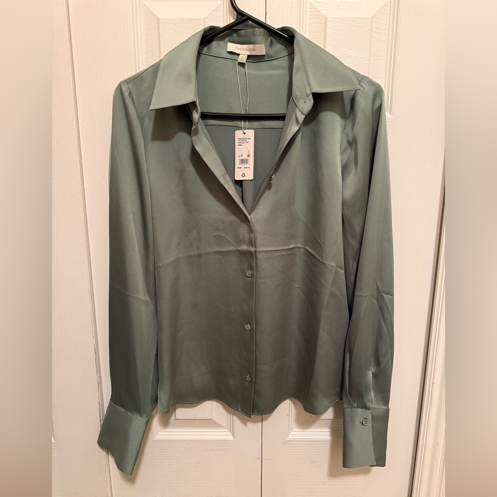 Favorite Daughter Sage Button Down Shirt